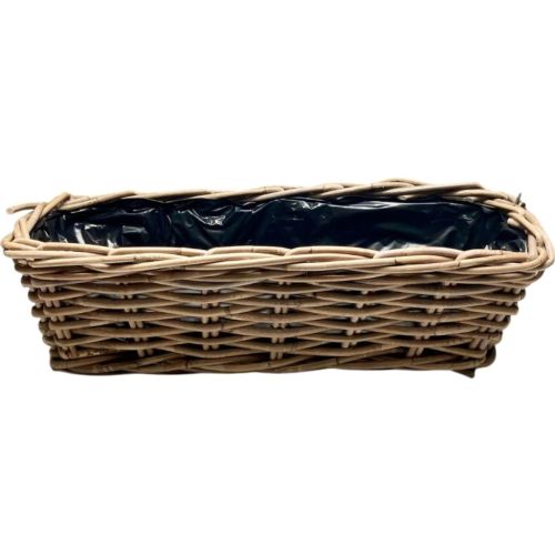 Jardinière Basket en Osier KUBU de 50X17X15cm