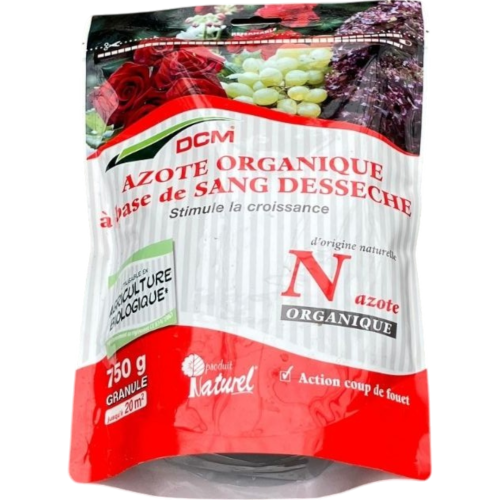 Azote Organique à Base de Sang Séché DCM - 750g